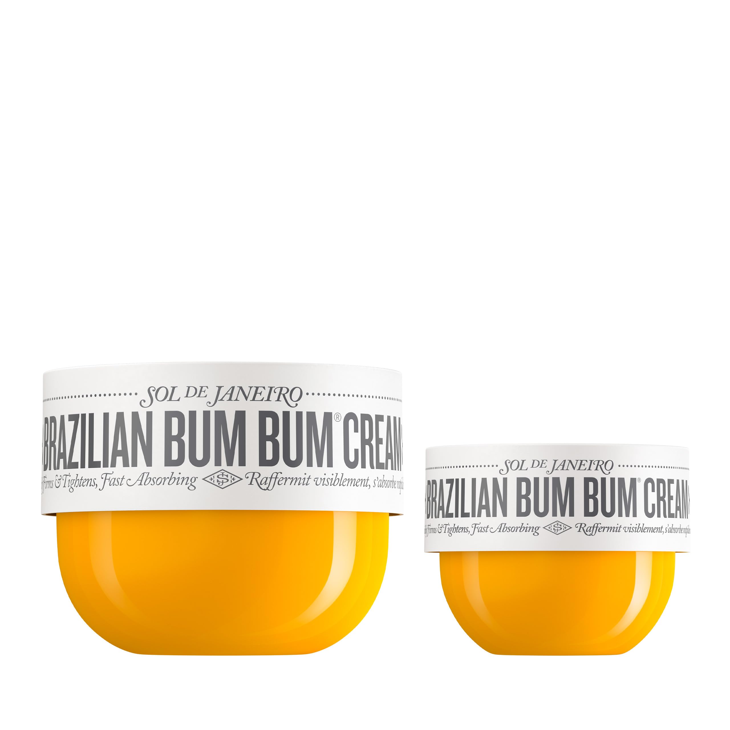 SOL DE JANEIRO Brazilian Bum Bum Cream Set | Full Size and Travel Size Bundle